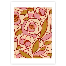 East End Prints Floral Unframed Wall Print