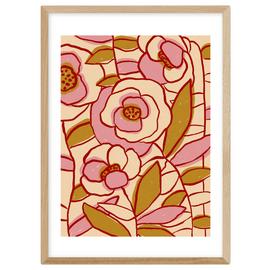 East End Prints Floral Framed Wall Print - A2