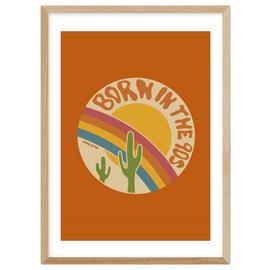 East End Prints Born in the 90's Framed Wall Print - A2