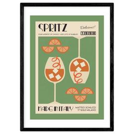 East End Prints Spritz Typographic Framed Wall Print - A2