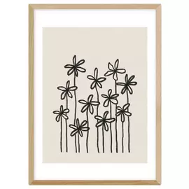 East End Prints Field of Flowers Framed Wall Print - A2