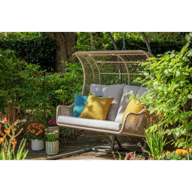 Buy Garden by Sainsbury s Gold Scatter Cushion Pack Of 2 Outdoor cushions Habitat