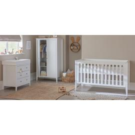 Cuggl Canterbury 3 Piece Nursery Furniture Set - White