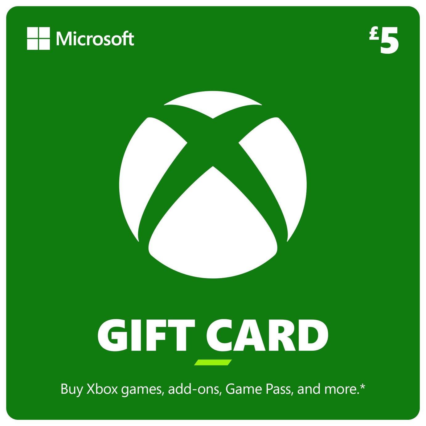 Xbox 5 GBP Gift Card