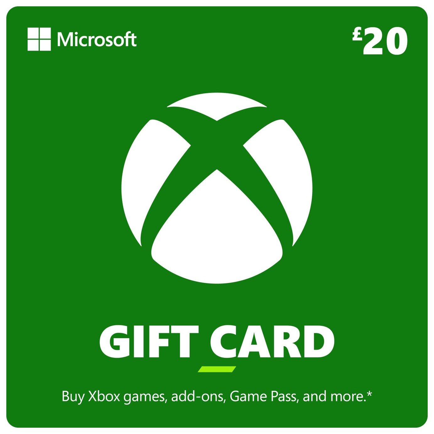 Xbox 20 GBP Gift Card