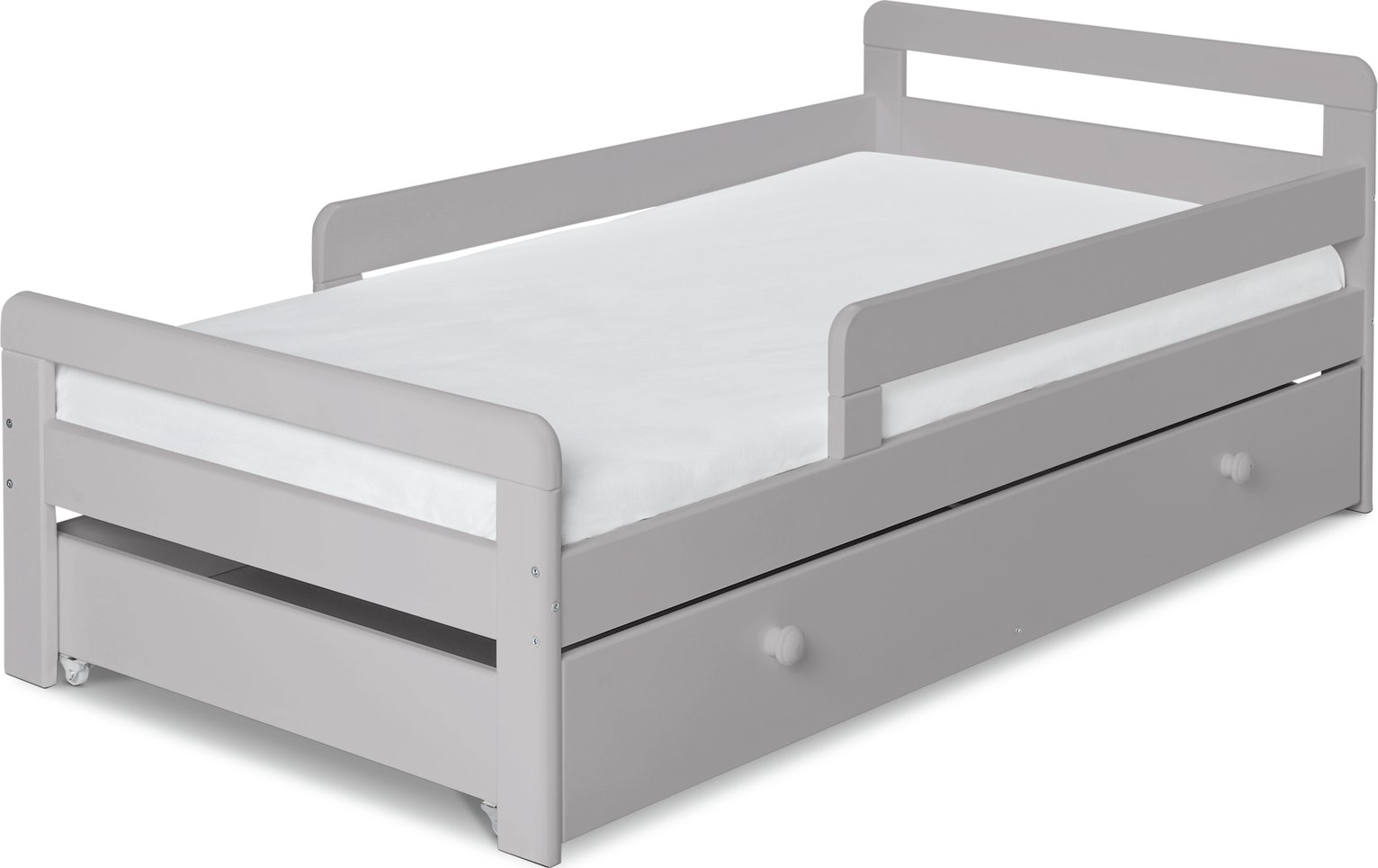 Habitat Ellis Toddler Bed, Drawer and Kids Mattress -Grey