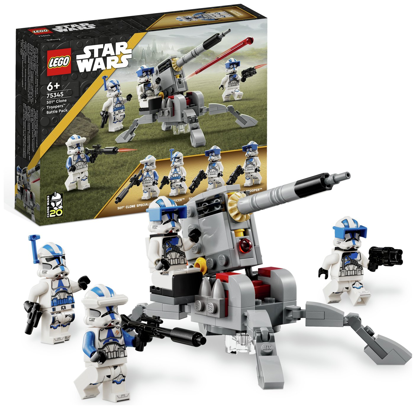 LEGO Star Wars 501st Clone Troopers Battle Pack Set 75345