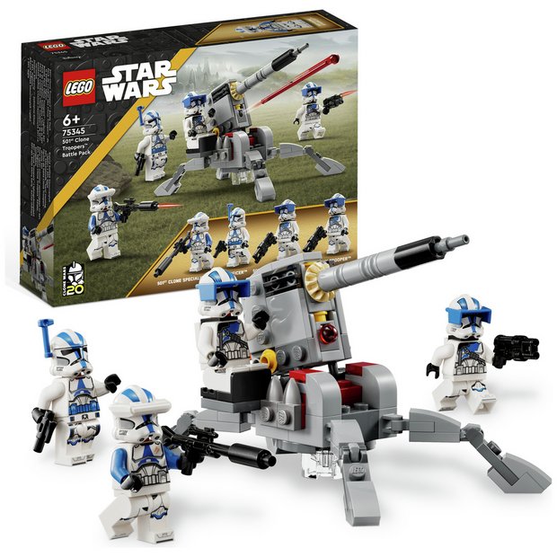 Buy LEGO Star Wars 501st Clone Troopers Battle Pack Set 75345 | LEGO | Argos