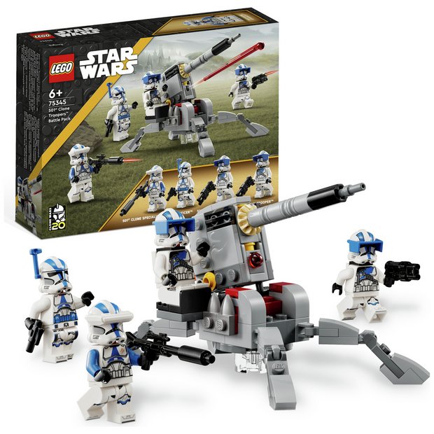 Buy LEGO Star Wars 501st Clone Troopers Battle Pack Set 75345 LEGO Argos