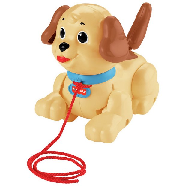 Fisher price pull outlet toy dog