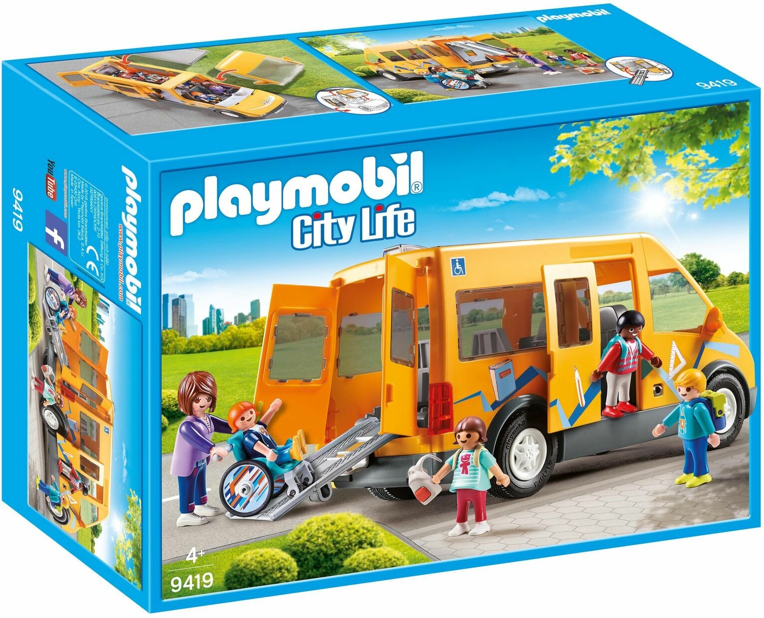 playmobil school bus argos