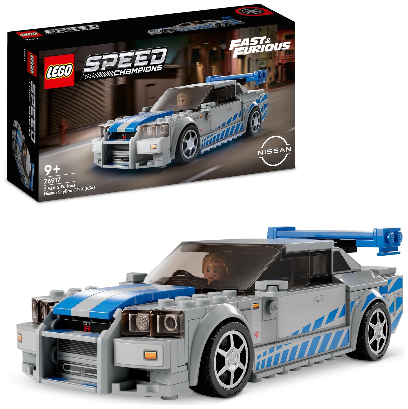 LEGO Speed Champions 2 Fast 2 Furious Nissan Skyline 76917