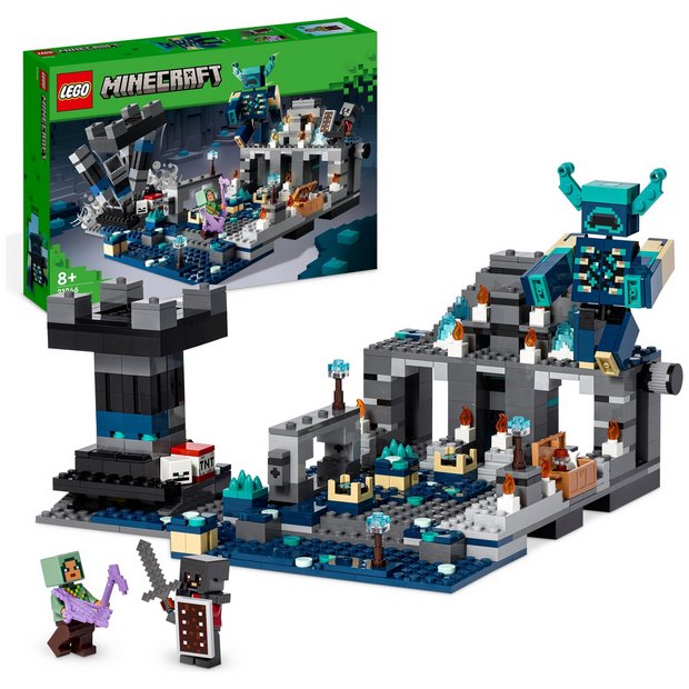 Buy LEGO Minecraft The Deep Dark Battle Biome Building Toy 21246 LEGO Argos