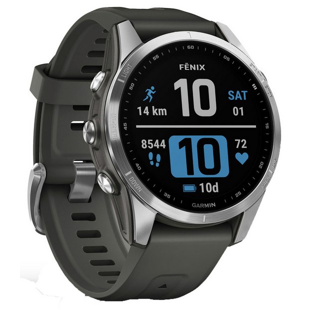 Buy Garmin Fenix 7s Smart Watch Silver Argos