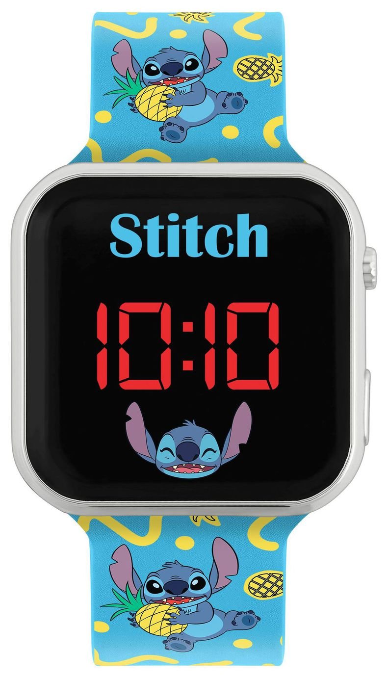 Disney Lilo and Stitch Blue Strap LED Digital Watch