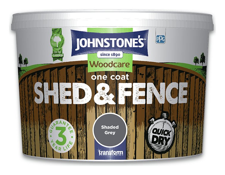 Johnstone's - Shed & Fence Paint - Shaded Grey - 9L