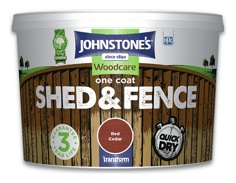 Johnstone's - Shed & Fence Paint - Red Cedar - 9L