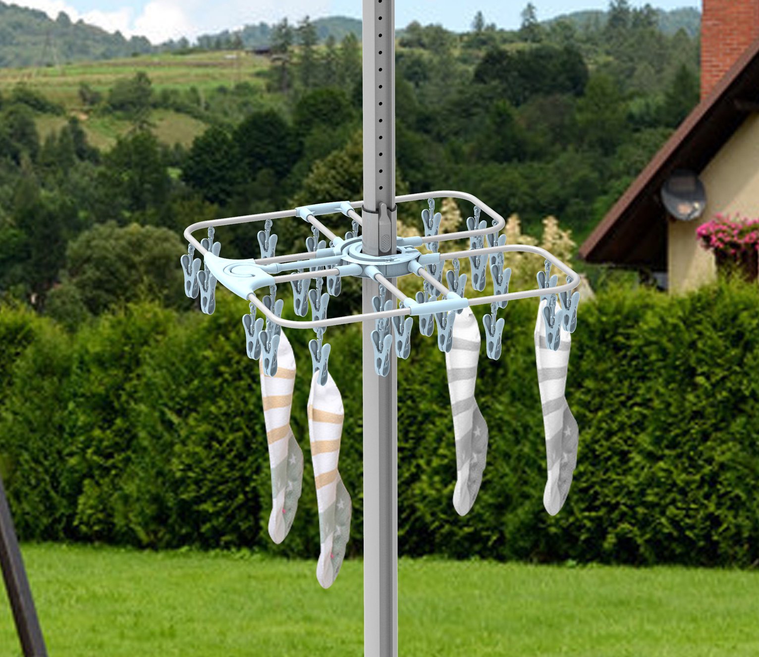 Argos Home Set of 32 Peg Garment Dryer