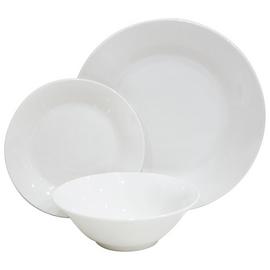 Argos Home 12 Piece Porcelain Dinner Set - White
