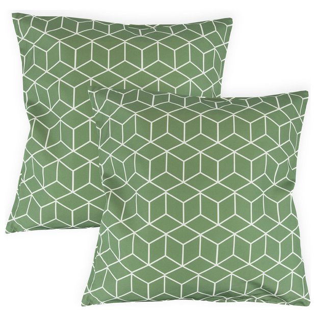 Argos green cushions best sale