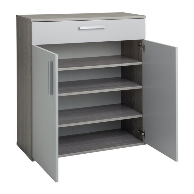 Buy Argos Home Venetia 2 Door Shoe Storage Cabinet Grey Oak