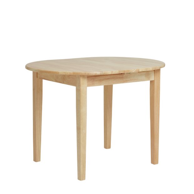 Argos solid best sale wood dining table