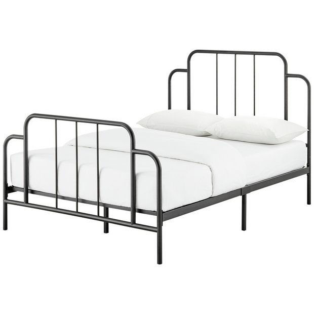 Buy Habitat Jacques Double Metal Bed Frame - Black | Bed frames | Argos