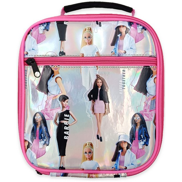 Kids 3 Piece Barbie Lunch Bag Set - Matalan