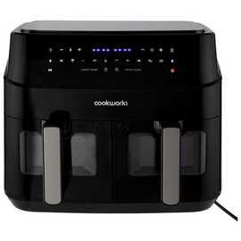 Cookworks 9L Dual Air Fryer - Black
