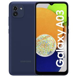 SIM Free Samsung Galaxy A03 64GB Mobile Phone - Blue
