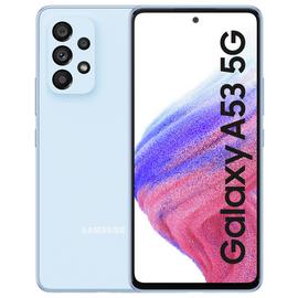 SIM Free Samsung Galaxy A53 5G 128GB Mobile Phone - Blue