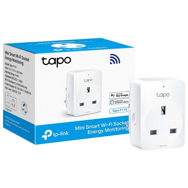Tapo P110 Smart Wi-Fi Plug with Energy Usage Monitoring, image 1