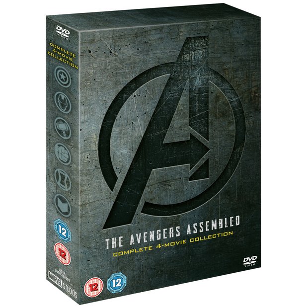 Buy Marvel S Avengers Complete 4 Movie Dvd Box Set Dvds And Blu Ray Argos