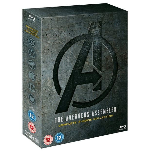 Buy Marvel S Avengers The Complete 4 Movie Blu Ray Box Set Dvds And Blu Ray Argos