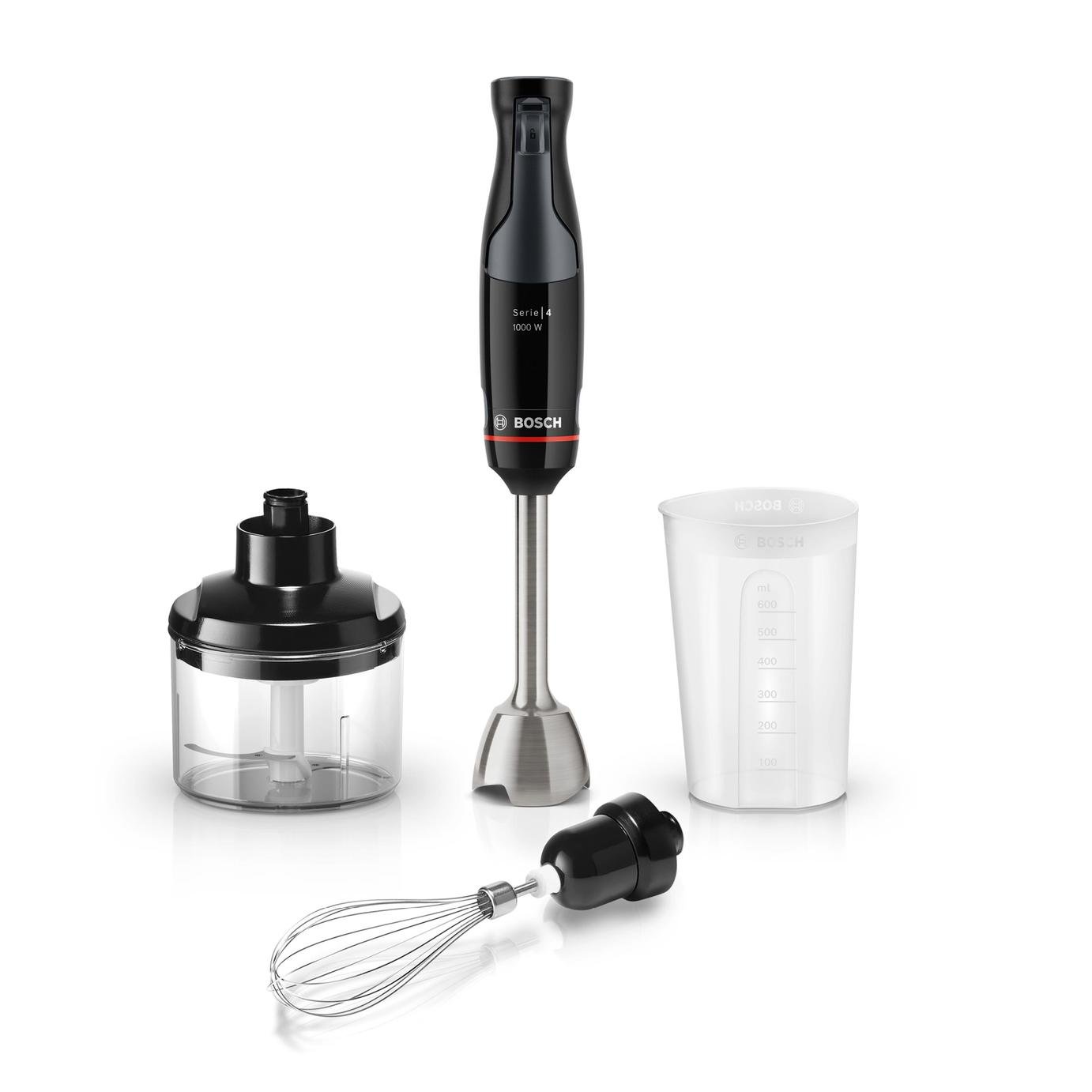 Bosch Ergomaster 2-in-1 Hand Blender & Chopper - Black