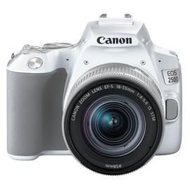 Canon EOS 250D DSLR Camera Body with 18-55mm IS Lens - White
