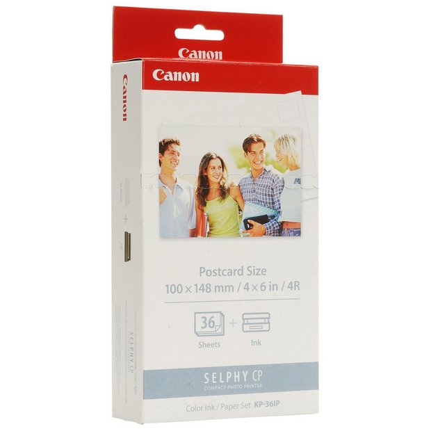 Buy Canon CP KP-36IP Printer Paper and Cartridge - 36 Sheets at Argos ...