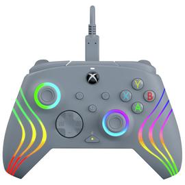 PDP Xbox Afterglow Wave RGB Wired Controller - Grey