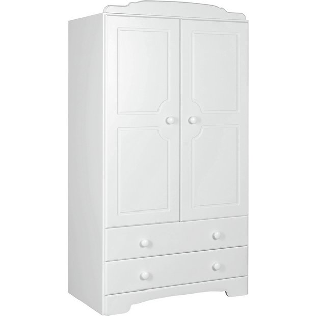 Buy Argos Home Nordic 2 Door 2 Drawer Wardrobe Soft White