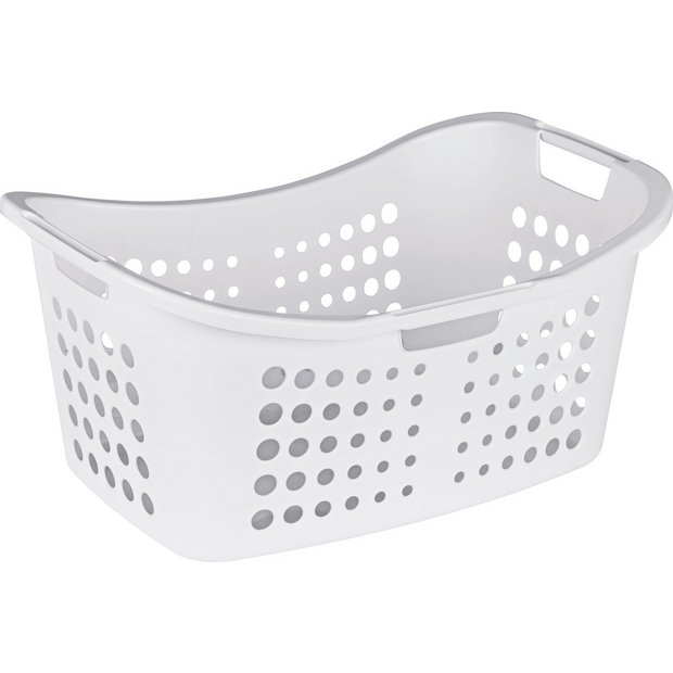 Buy ColourMatch Laundry Basket - Super White at Argos.co.uk - Your ...