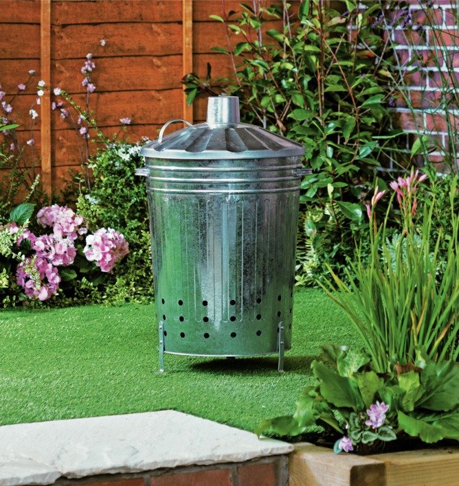 Galvanised Incinerator - 90L