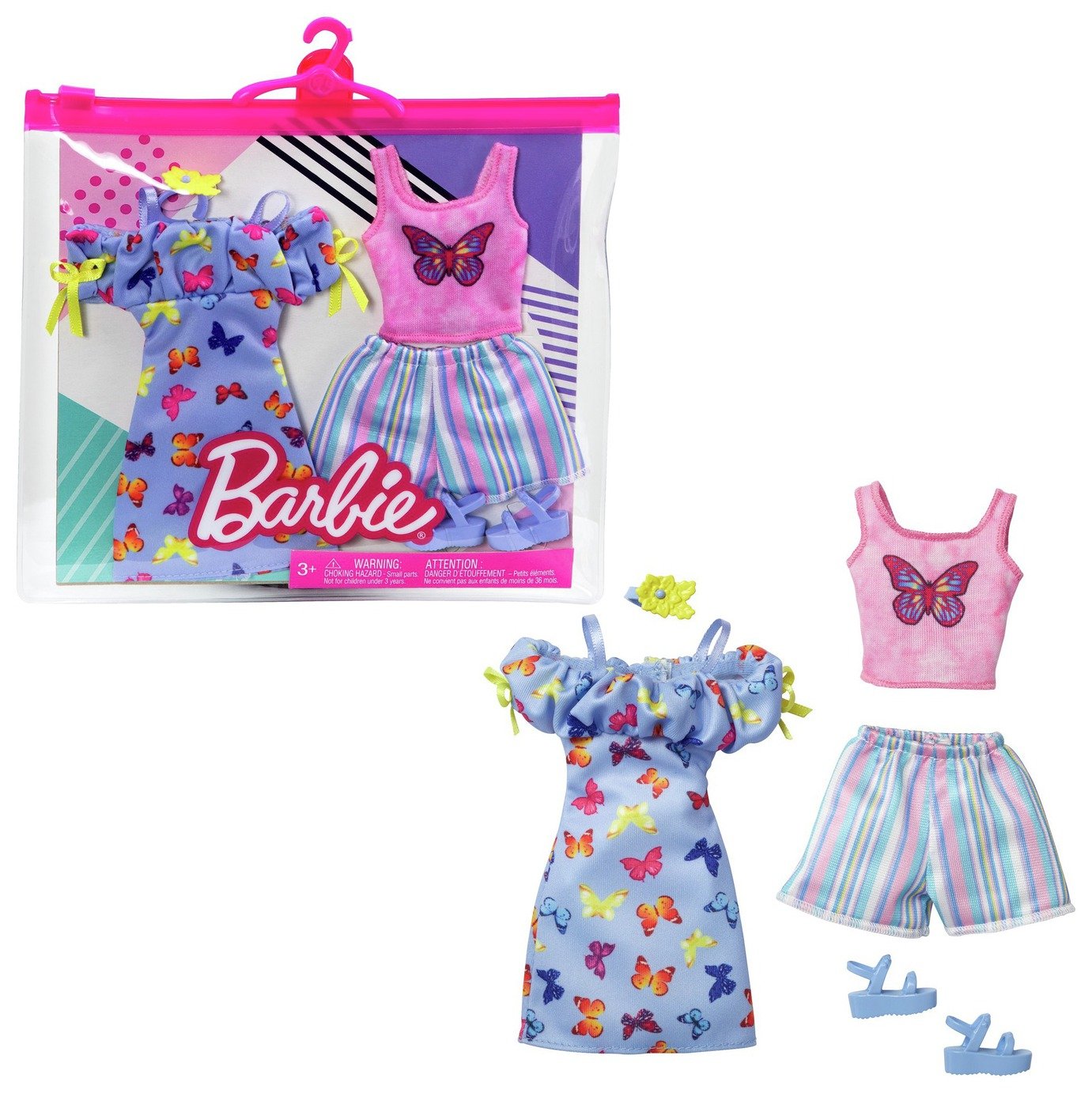 Barbie Fashions 2 Dolls Outfit Pack Assortment
