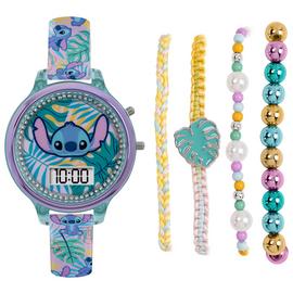 Disney Lilo and Stitch Digital Watch and Bracelet Set