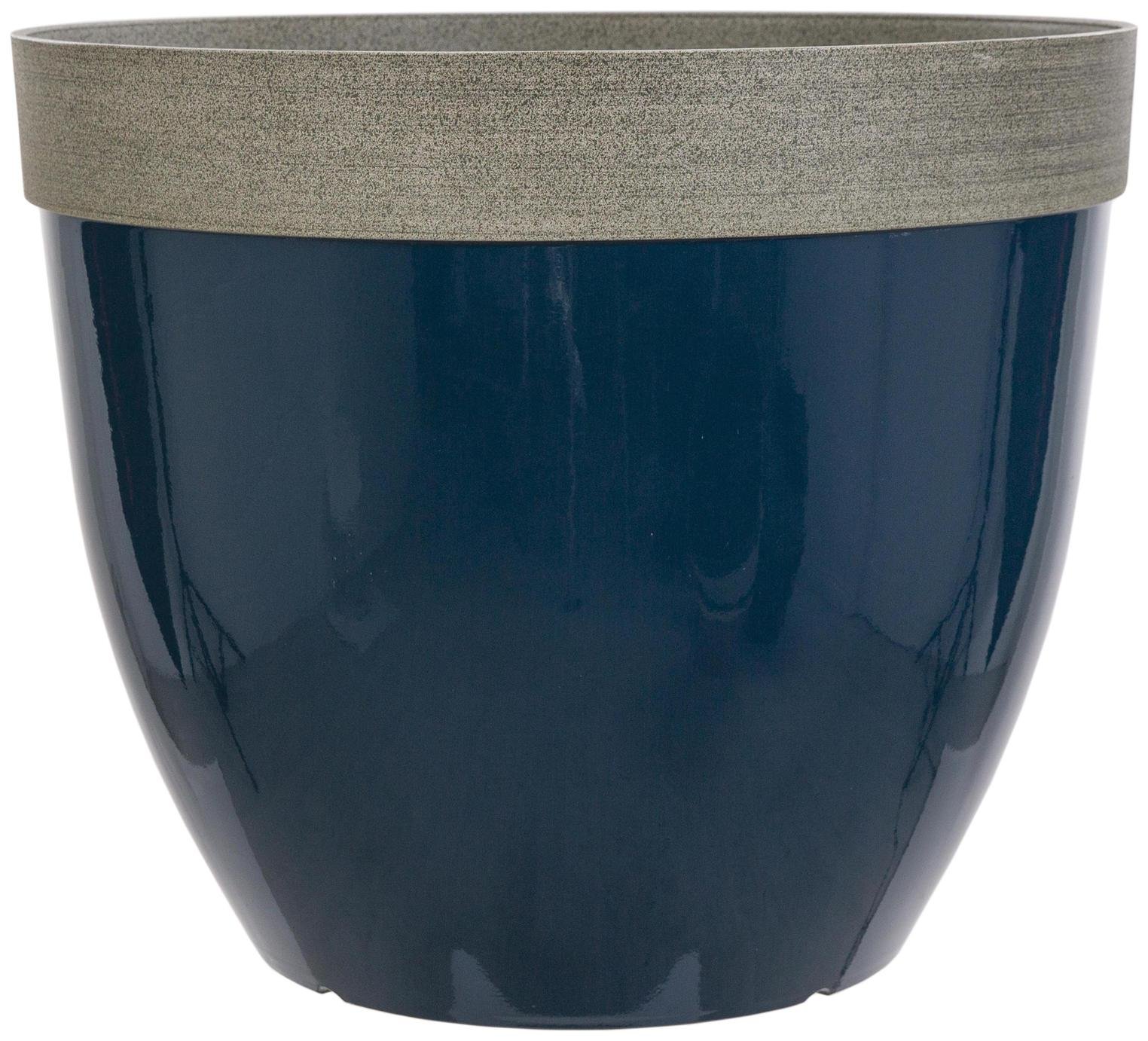 Plant pot Riss 53 cm Blue Plastic main image 1