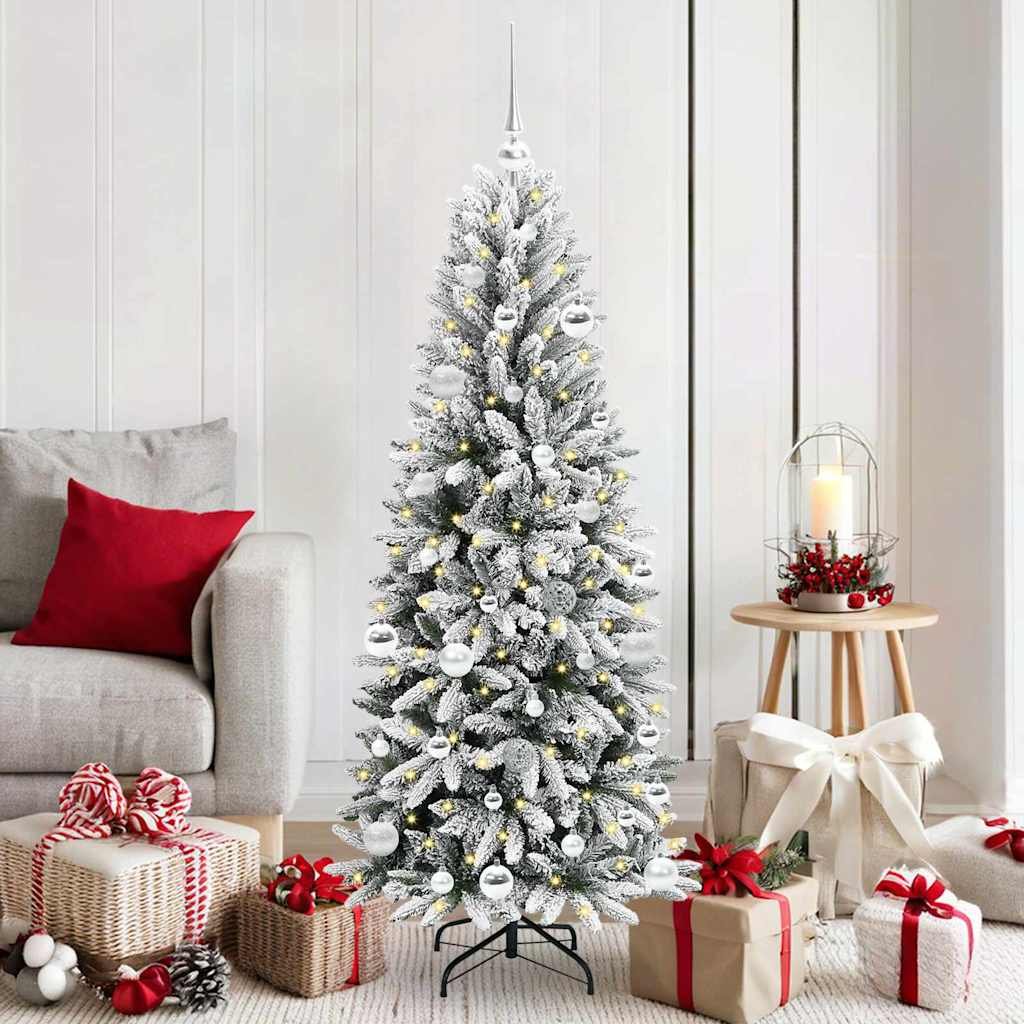 Walplus 150 LEDs Artificial Christmas Tree - White - 150 cm
