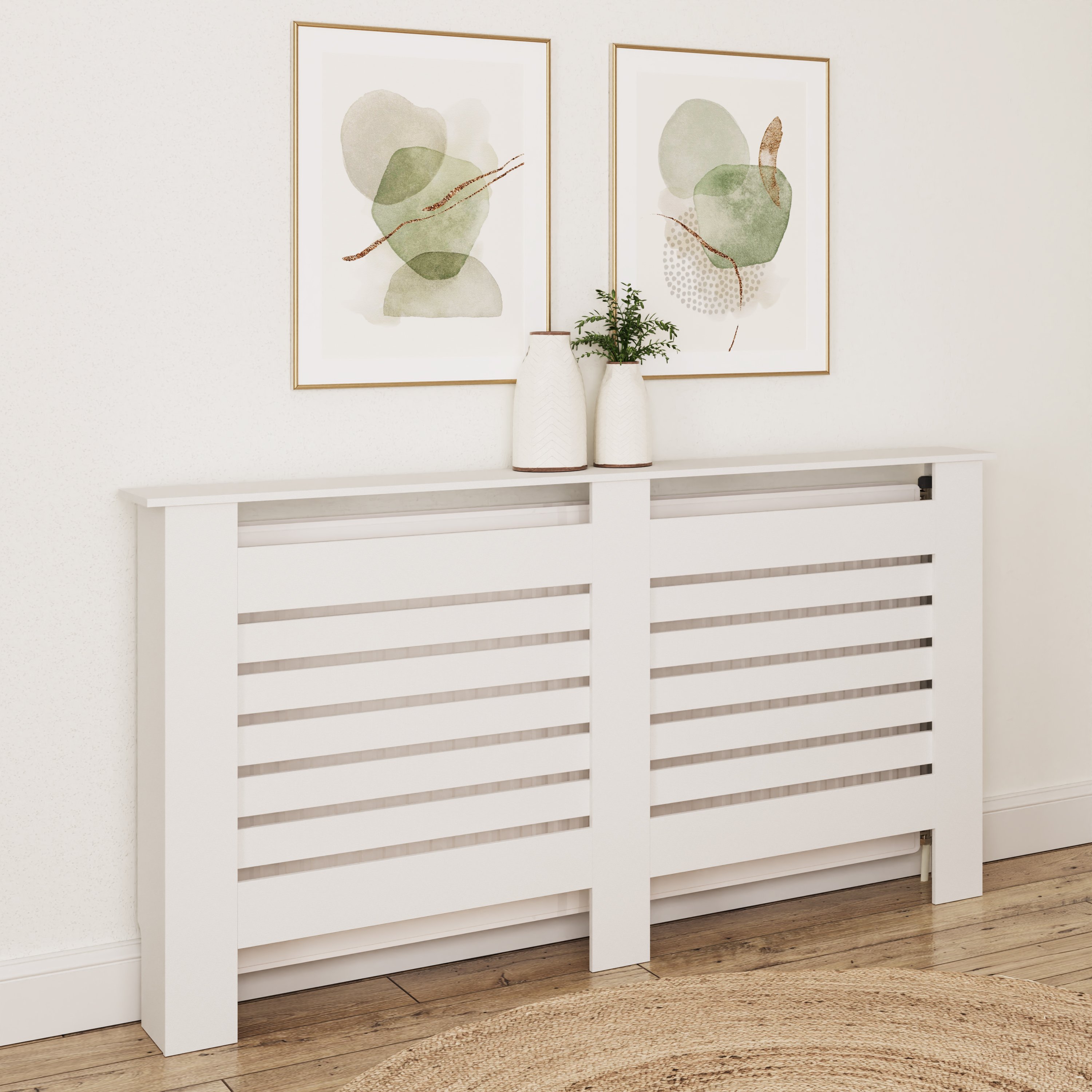 GFW Cleo Large Radiator Cover - White