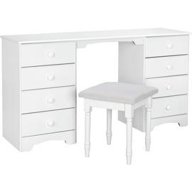 Argos Home Nordic 8 Drawer Dressing Table and Stool
