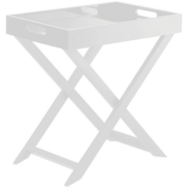 C shaped deals side table argos