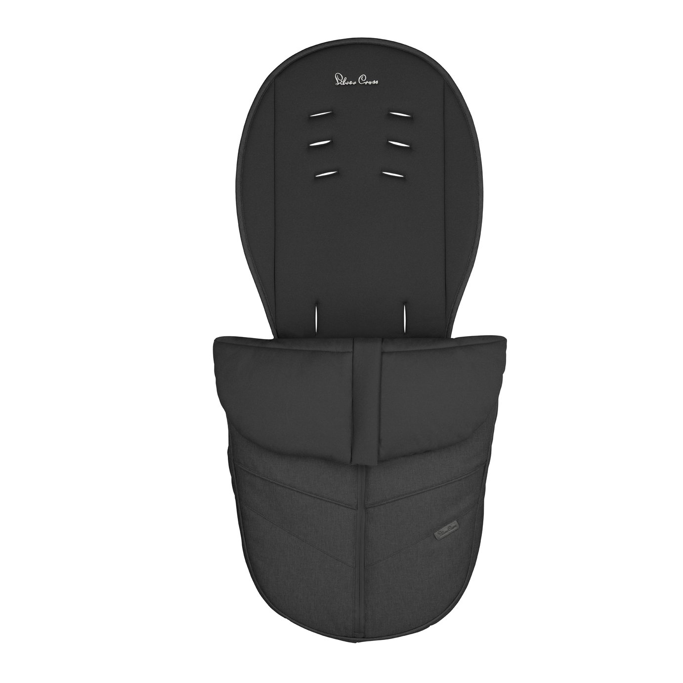silver cross footmuff black