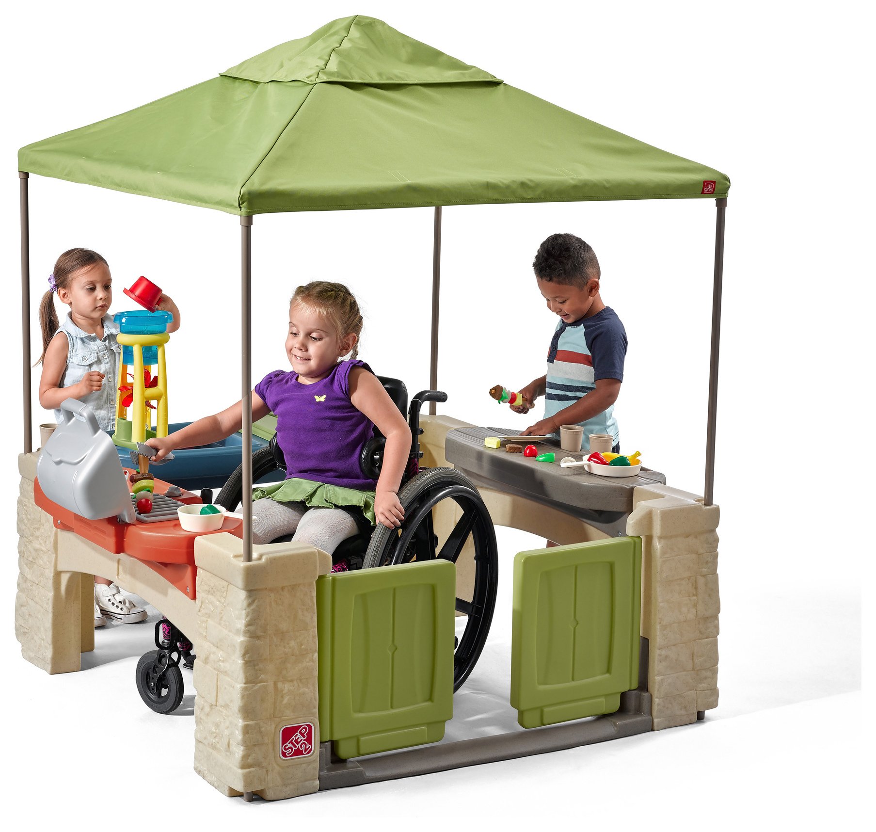 Step2 Kids Garden All Around Playtime Patio With Canopy 